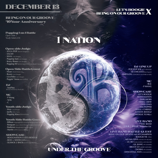 LET’S BOOGIE 20th ANNIVERSARY  X  BEING ON OUR GROOVE VOL.10